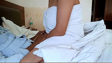 When the wife felt pain in getting her ass fucked, the husband had to satisfy himself by fucking her pussy.