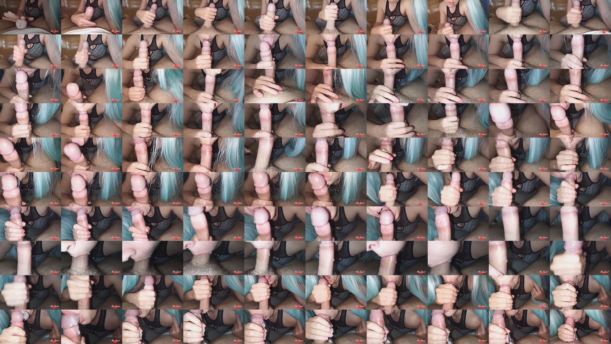 Busty teen gives perfect blowjob until cum inside mouth 预览图