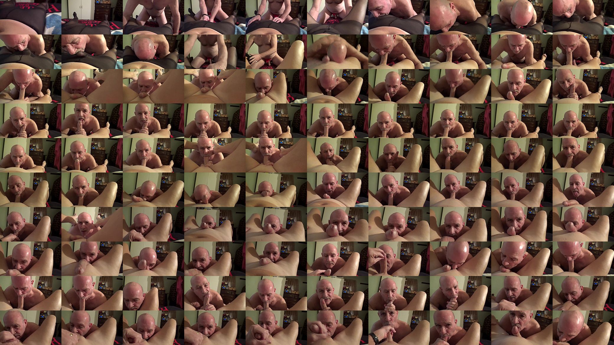 Watch me as i suck the cum out of Stevens cock and balls 预览图
