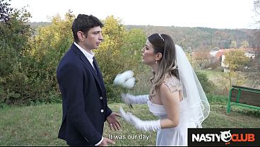 NastyClub Cheated at the Altar Runaway Bride Marica Chanelle Seeks Consolation with RV Couple