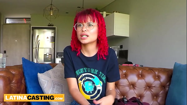 Petite 18yo Amateur Latina Redhead Pounded by Big Cock Casting Agent
