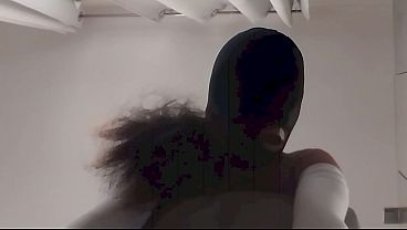 Horny brunette fucked in the ass and pussy