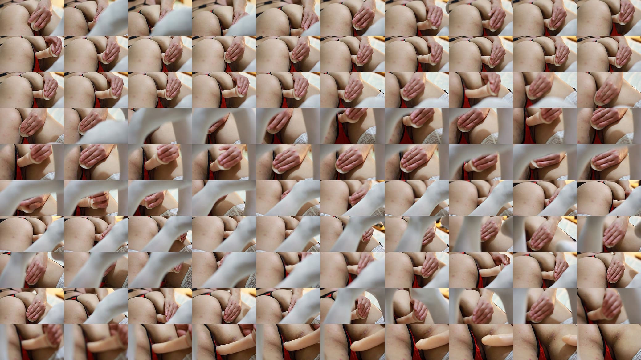Masturb&aacute;ndose con dildo y Gozando 预览图