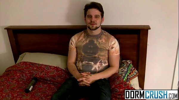 Download Video - Rugged look Lucas shows off his huge balls and hard cock