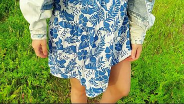 Walking in a public place with a vibrator in my pussy and orgasm control using the Lovense Lush