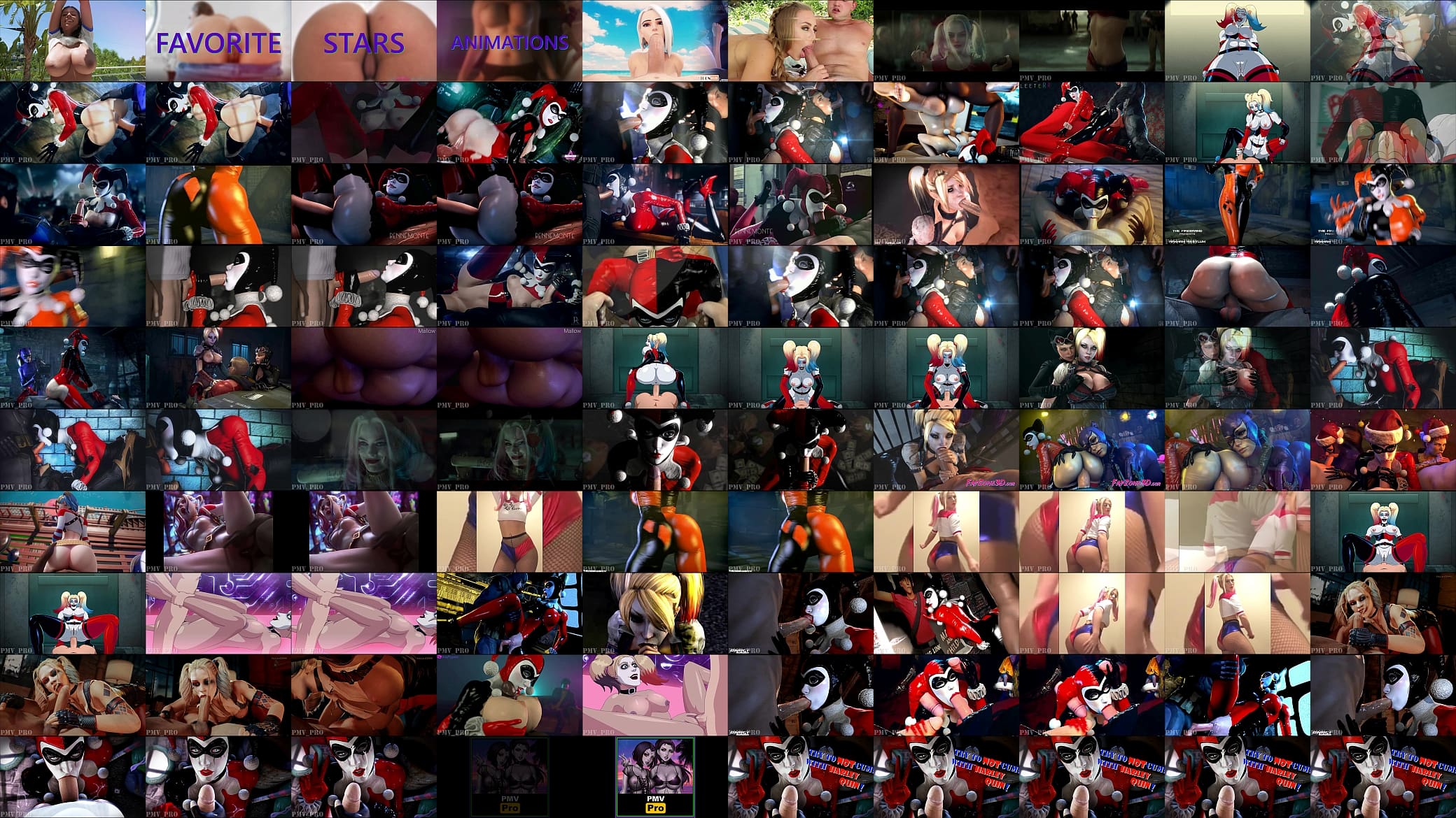 HARD CHALLENGE! Harley Quin PMV 预览图