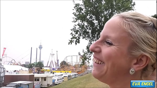 Download Video - EVA ENGEL&colon; Public Creampie with stranger on a Fun Fair