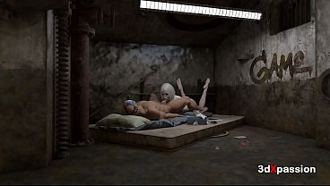 Sexy busty blonde Knows His Footsteps Before He Opens The Door - deepthroat, reverse cowgirl, cumshots