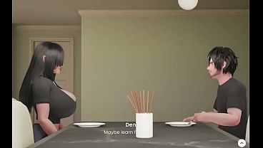 Mavis Dracula gives a blowjob to a thick, big dick.