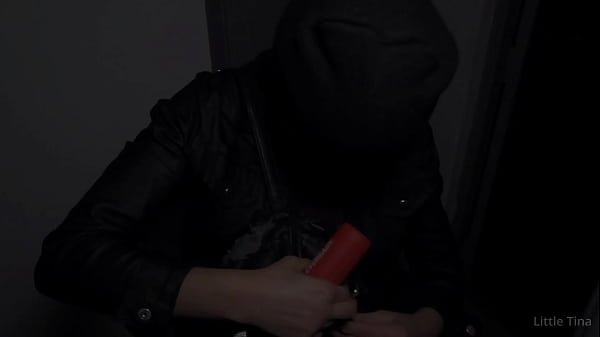 I catch a thief in my house and punish her with anal sex