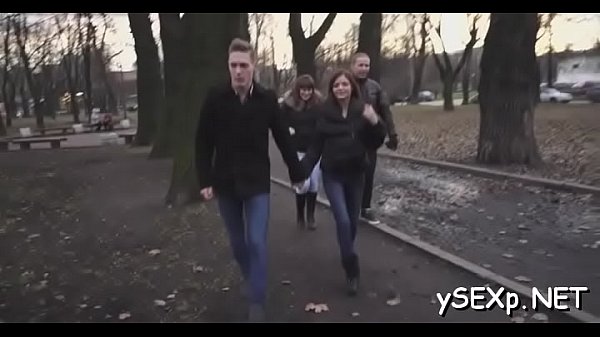 Incredible two-on-two sex