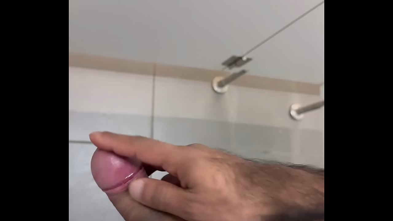 JERKING OFF IN A PUBLIC RESTROOM