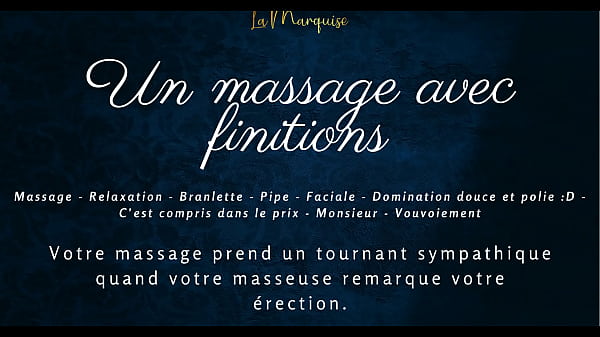 A massage with finishing touches - French audio porn blowjob