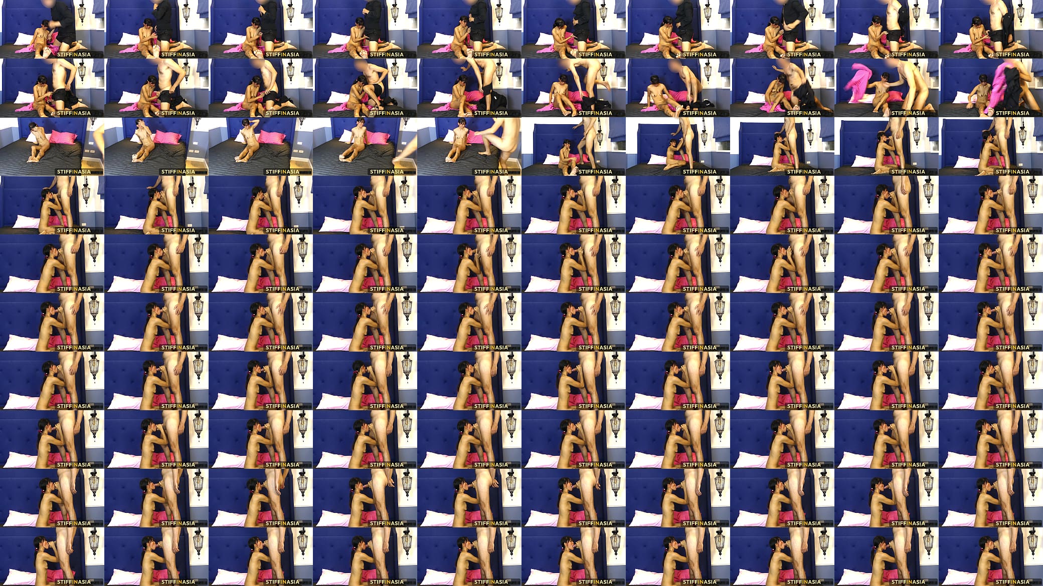 STIFF IN ASIA - Pretty Skinny Asian Sucking Big Cock 预览图