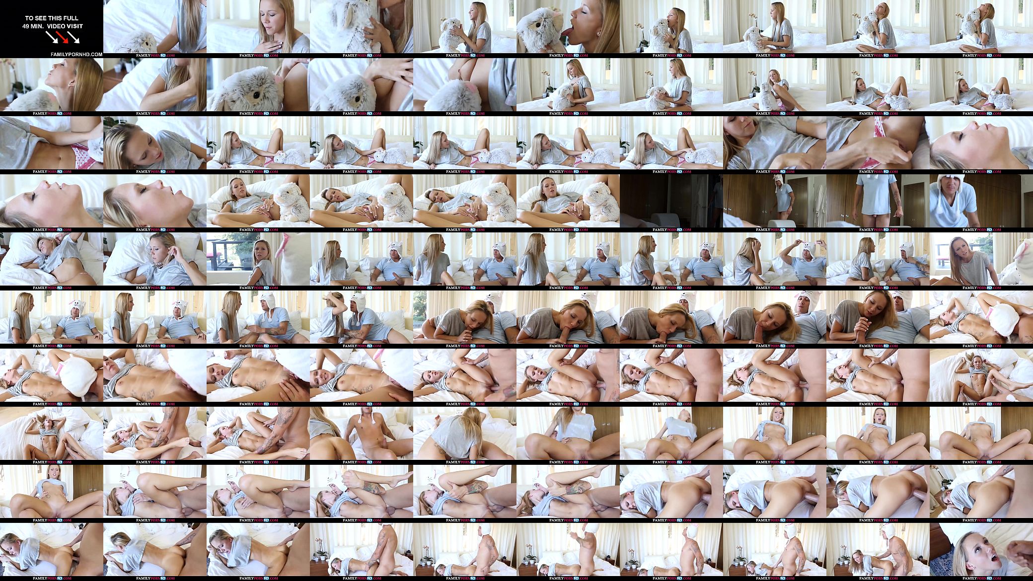 Blonde teen Hollie Mack gets pussy smashed by her stepbro - FamilyPornHD.com 预览图
