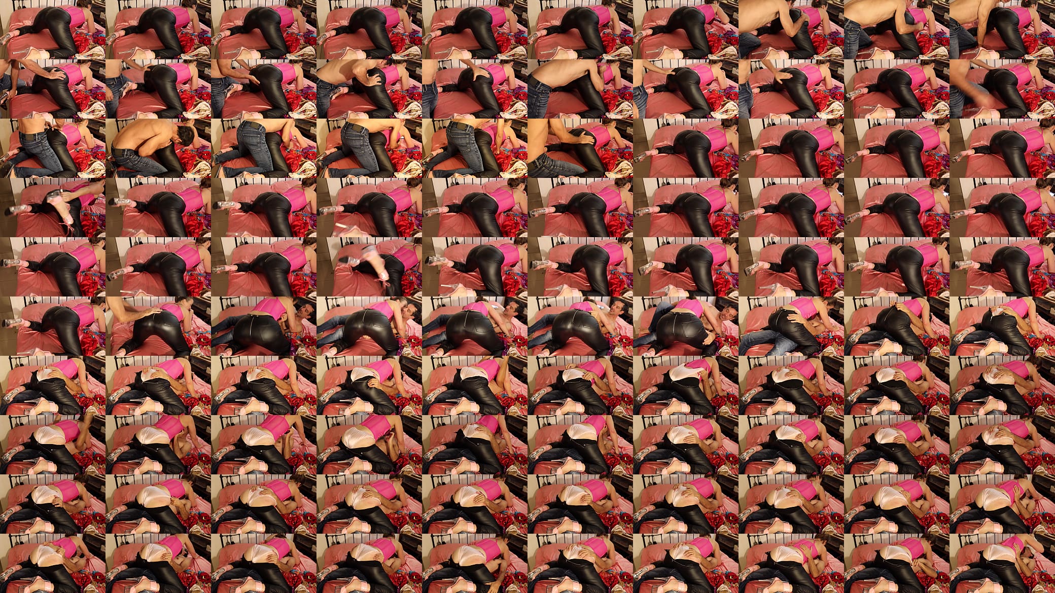 2444Eo - Fuck Party, Sperm Covered on my Satin Lingerie 预览图