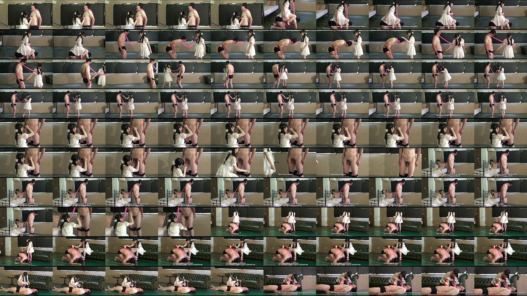 Japanese Femdom CFNM Kick Ballbusting and Hotwax 预览图