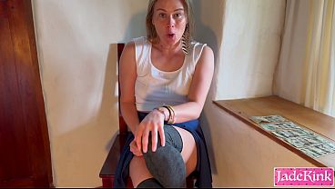 20 Dollar Bills Stuffed in Pussy, Mouth & Facial
