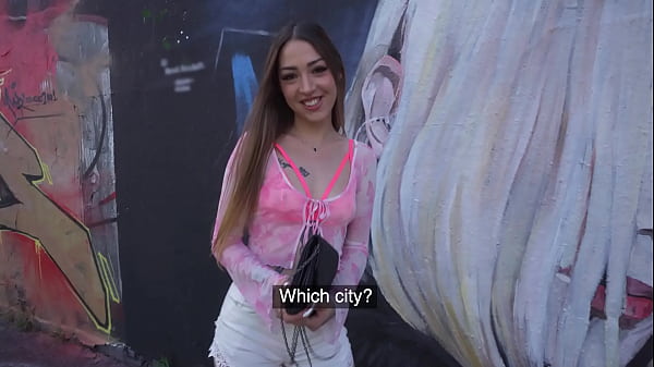 Public Agent - Colombian sex worker in Europe with tight body, nipple piercings and tattoos agrees to sex outdoors