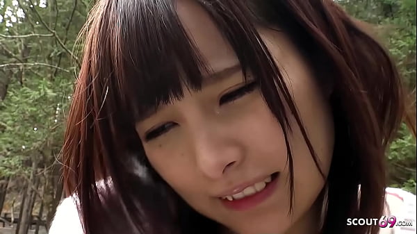 Petite Japanese Teen 18 seduce to give First Time Blowjob by old Men in POV