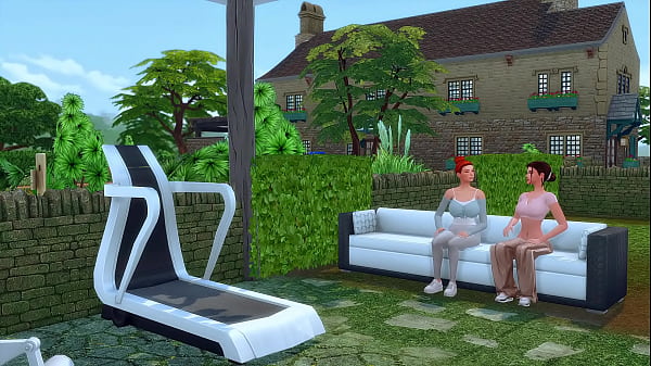 Download Video - futanari mistress fed sperm to her sister after training in the gym sims me hentai sfm