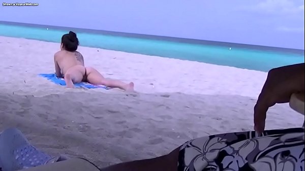 Download Video - Latina Exhibitionist Wife Alison Public Nude Beach Voyeur Cock Tease&excl;