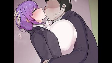 Kissing and fucking J〇-chan motion animation