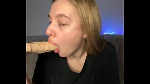 Blonde girl with a big bum gave her little bum until it was completely destroyed