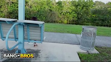 BANGBROS - Rei Sky Flashes Her Tits On The Bus And Gets Fucked Hard With Her Ass Trembling From Every Thrust