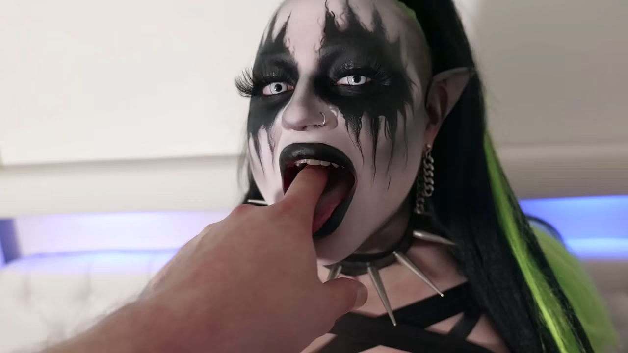 Assfucking a Finnish Goth Girl