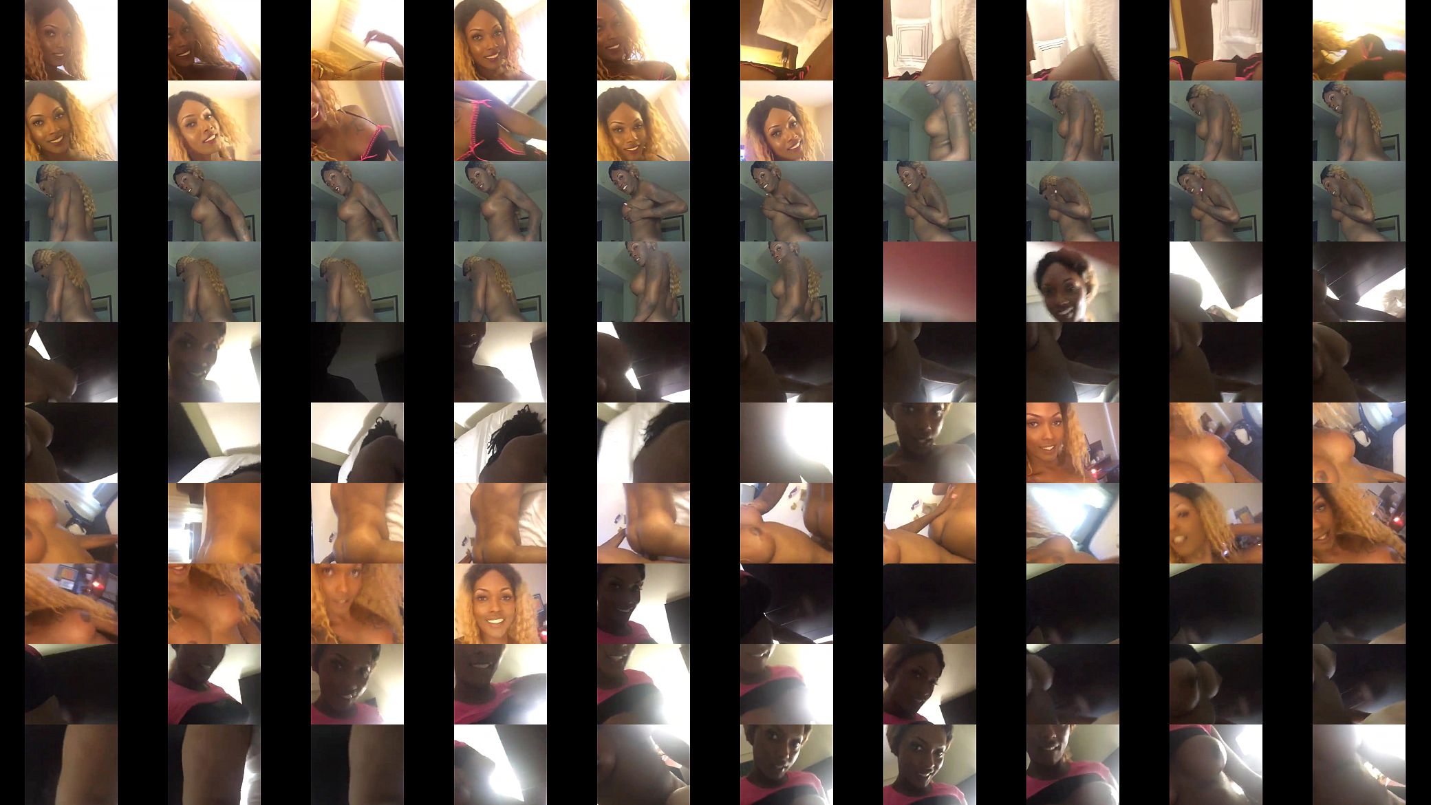Hung ebony TS fucks thug 预览图