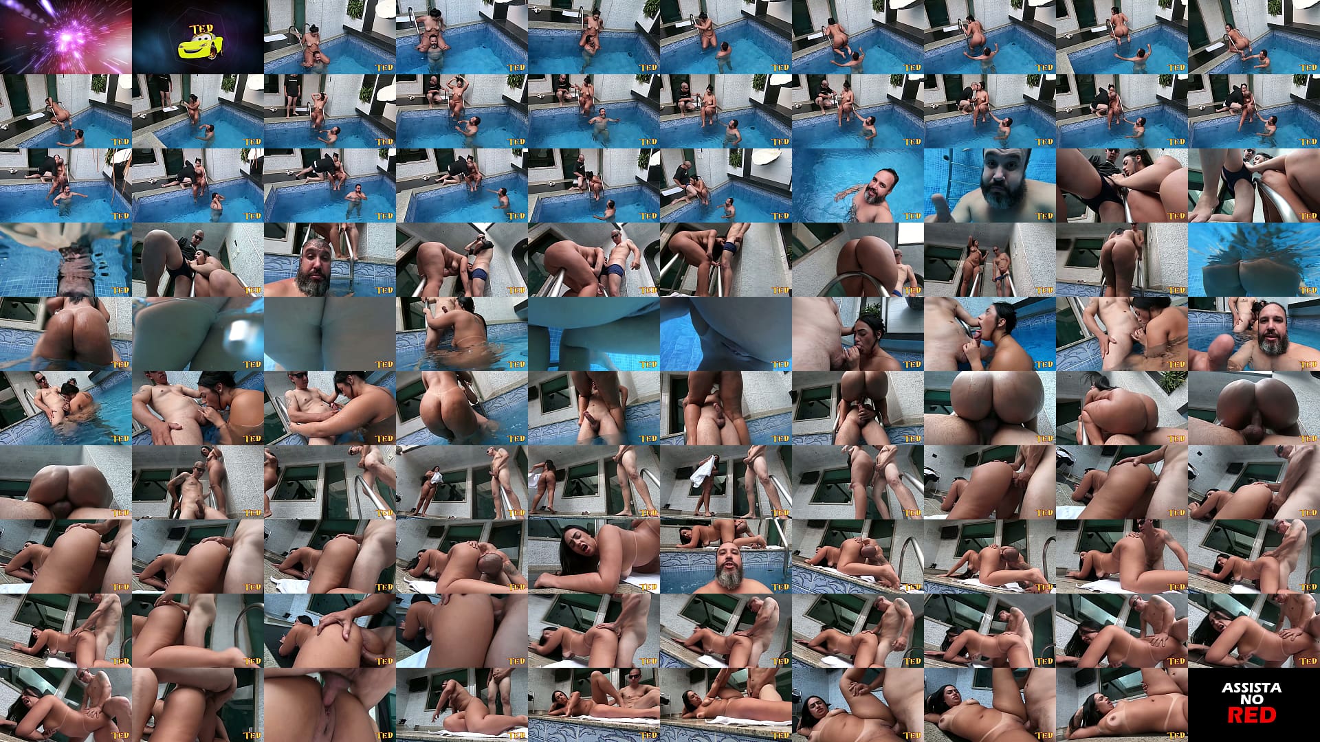Amigo que &eacute; amigo entrega a gostosa para o outro fuder e fica curtindo a piscina - Stella Smeets - Samuray Farias 预览图