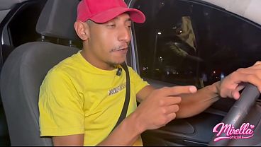 PITARIA NO UBER COM 3 HOMENS COMPLETOOO