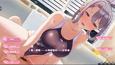 Hentai Game – Happiness Double Room - Mature Silver Babe Enjoys Steamy Bath Sex & Intimate Nighttime Fucking - Free Mode