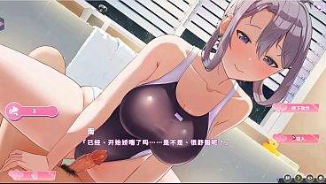 Hentai Game – Happiness Double Room - Mature Silver Babe Enjoys Steamy Bath Sex & Intimate Nighttime Fucking - Free Mode