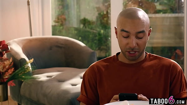 Download Video - Thanksgiving dinner red by BBW stepmom Codi Vore for her black stepson