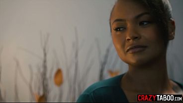 Office lesbian anal sex with naughty MILF with perfect black big booty