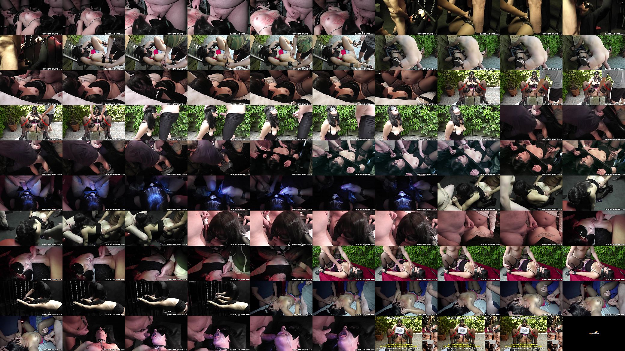 Degrading gangbangs with submissive slutwife 预览图