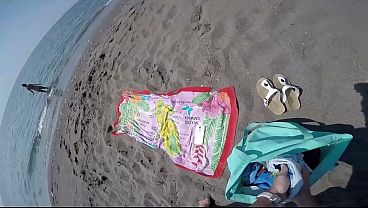 Beach Day with Goddess SexyDea – Lucky Guy Oils & Worships My Big Booty!