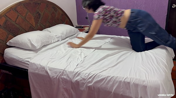 Frustrated blonde slim Girl seduce to First Time Lesbian Toy Sex by female Co-Worker on Toilet