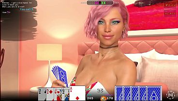 Spicy Strip Poker Ep 1| Strip Poker Hentai Game | Amanda and A Whole Lot of Bad Luck