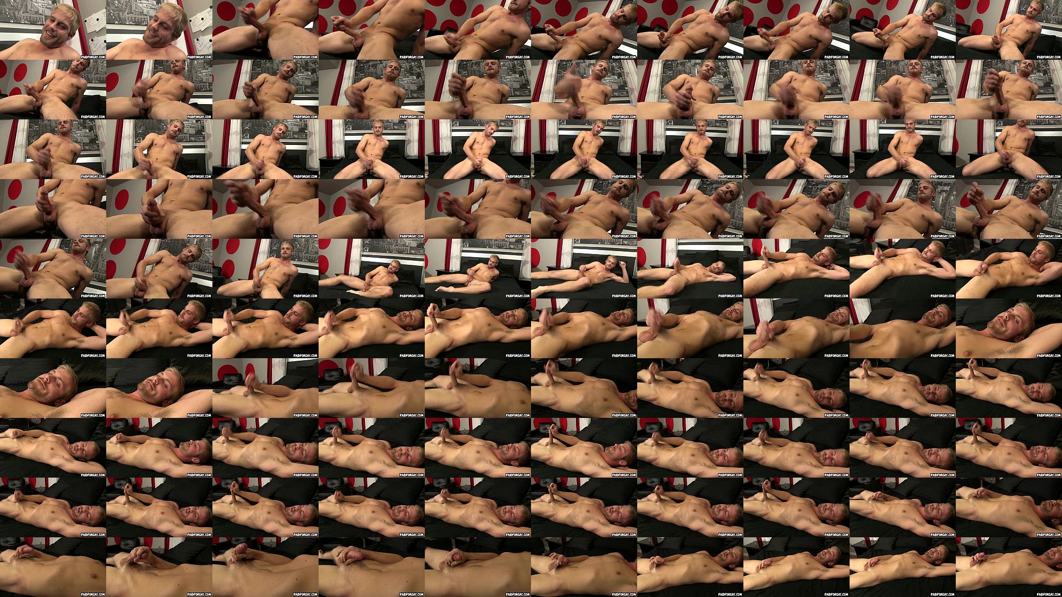 Straight amateur hunk tugs on his cock for money 预览图