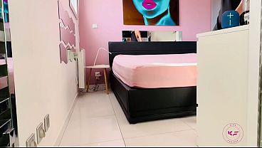 Kleo masturbates and fingers her ass while showing her pretty feet