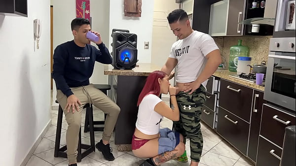 My Friend lent me his Girlfriend to Dance with Her Perreo and Rub my Cock in her Ass in Front of her Boyfriend who is my Friend NTR