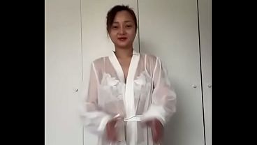 Elinda looks incredibly sexy in that sheer, see-through outfit. It's truly provocative.