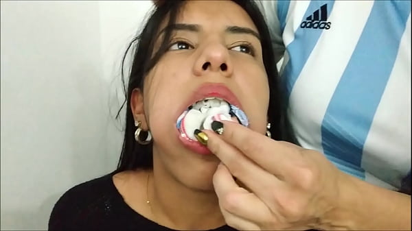 Sexy Young Bondage Girl Gagged With 10 Socks By Hot Latina Lezdom MILF