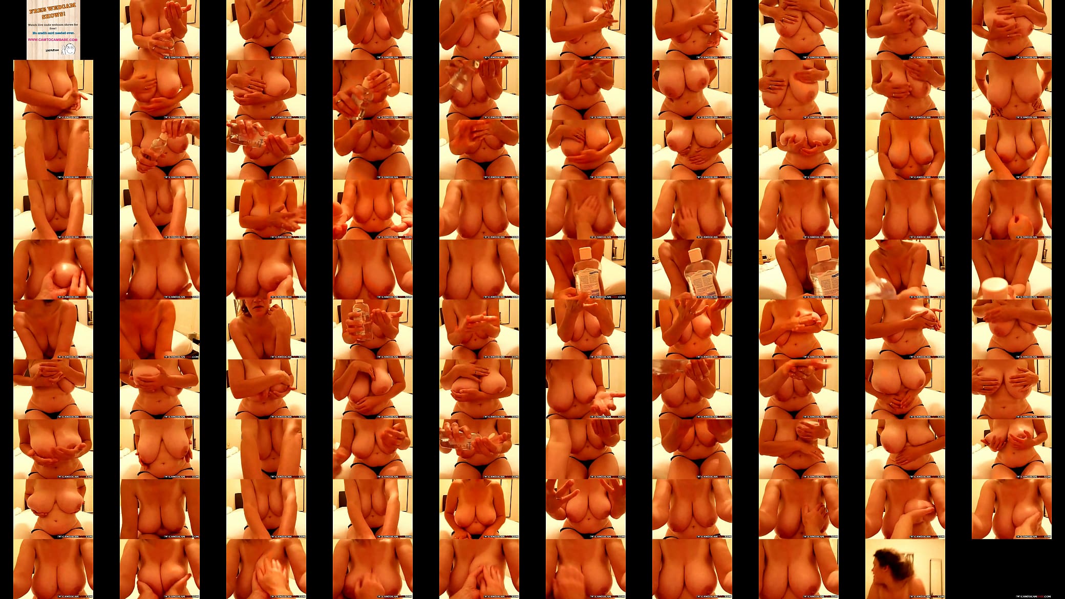 Busty milf lotioning huge tits 预览图
