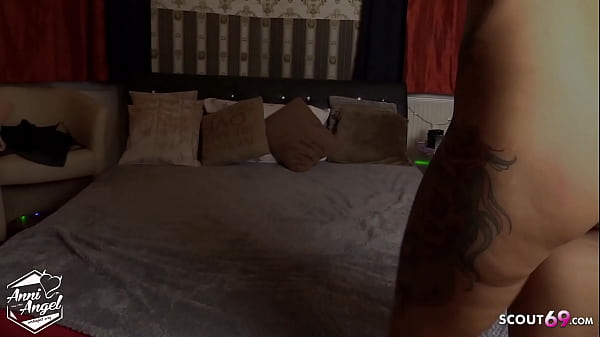 Biggest Cumshot ever on Ass from German Teen after Doggy Sex