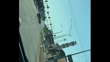 Public Nudity police almost caught me , pussy play car passanger , flashing my Huge tits in public hotel