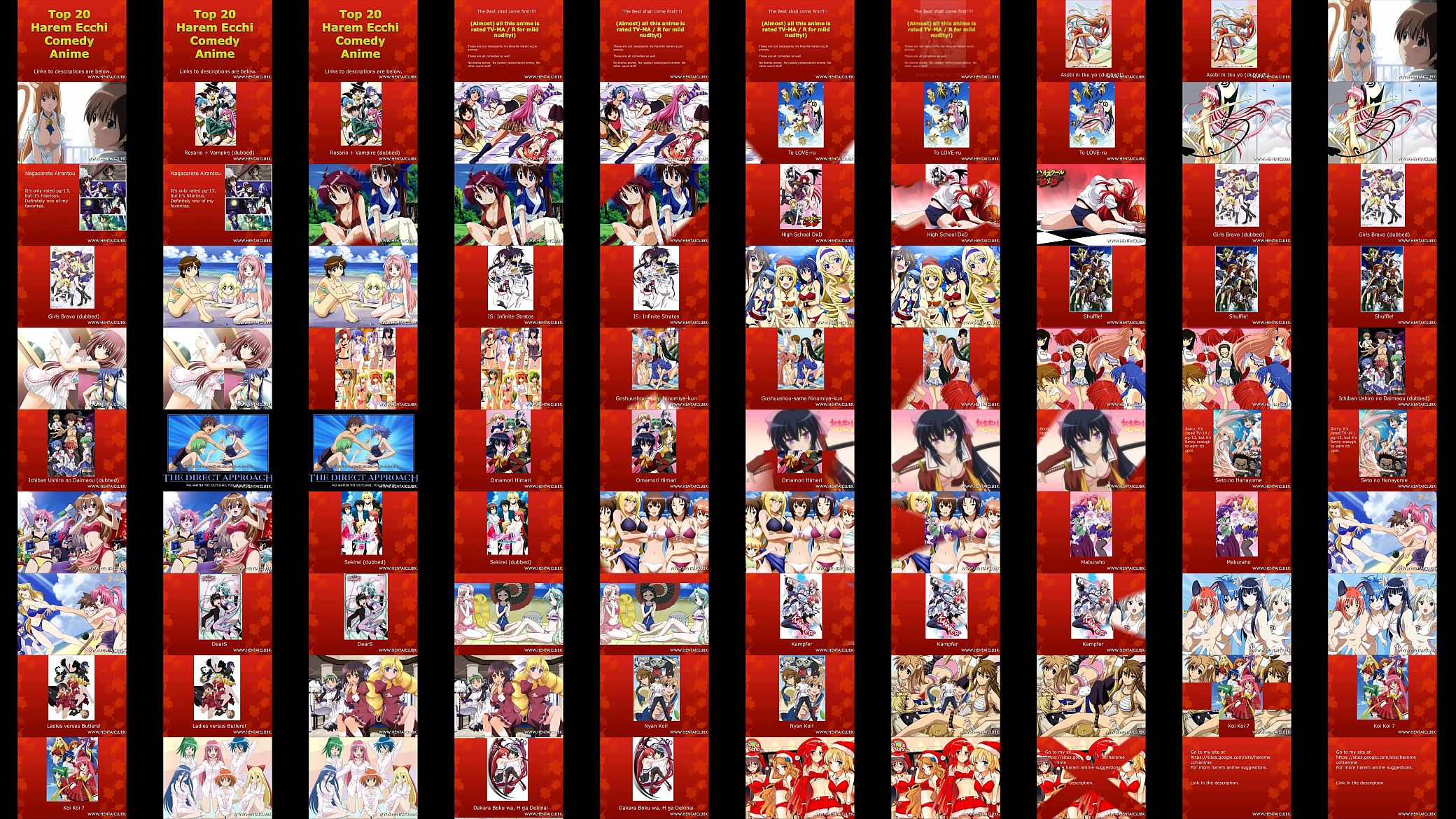 fan service sexy Top 20 Harem Ecchi Anime With Nudity 2013 预览图